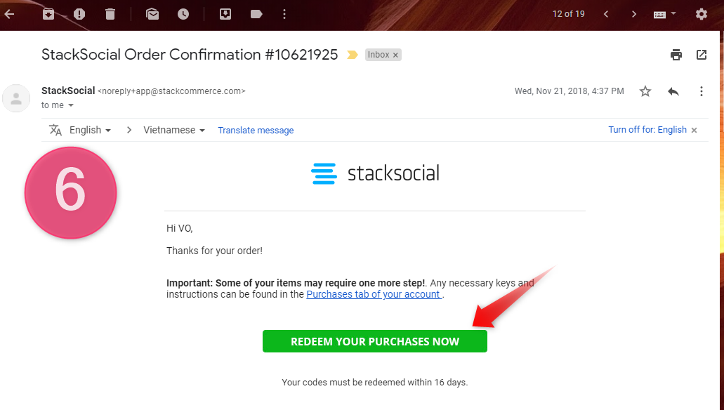 buyer guide stacksocial redeemption redeem product in email