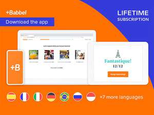 $159 Babbel Language Learning Lifetime Subscription (All Languages)