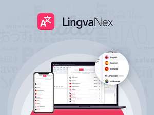 $79.99 LingvaNex Translator: Lifetime Subscription (Desktop and Mobile Bundle)